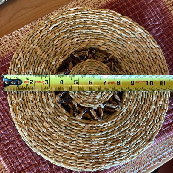 Rattan woven placemats - set of 3 - Picture 8 of 8